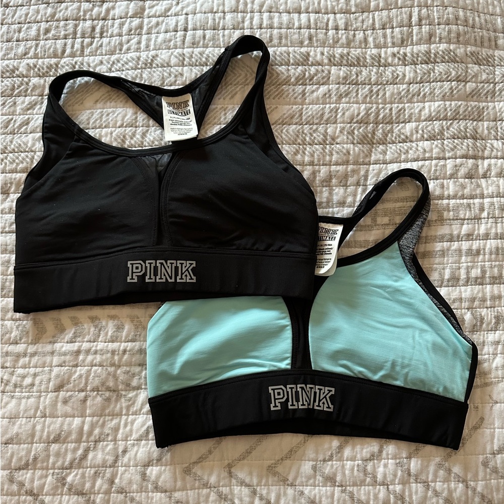 NEW Victoria’s Secret PINK sports bras, size small